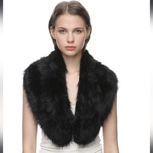 Faux Fur Collar Scarf